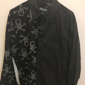 Tripp NYC - Split Skull Men's Shirt  - XL